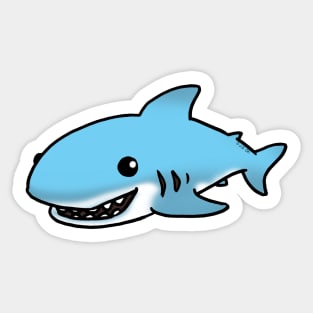 cute shark cartoon Sticker